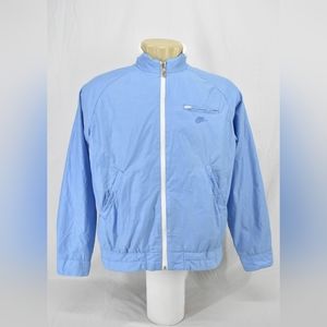 Vintage 90's Nike Light Zipper Jacket,Color:Blue,Size:L.